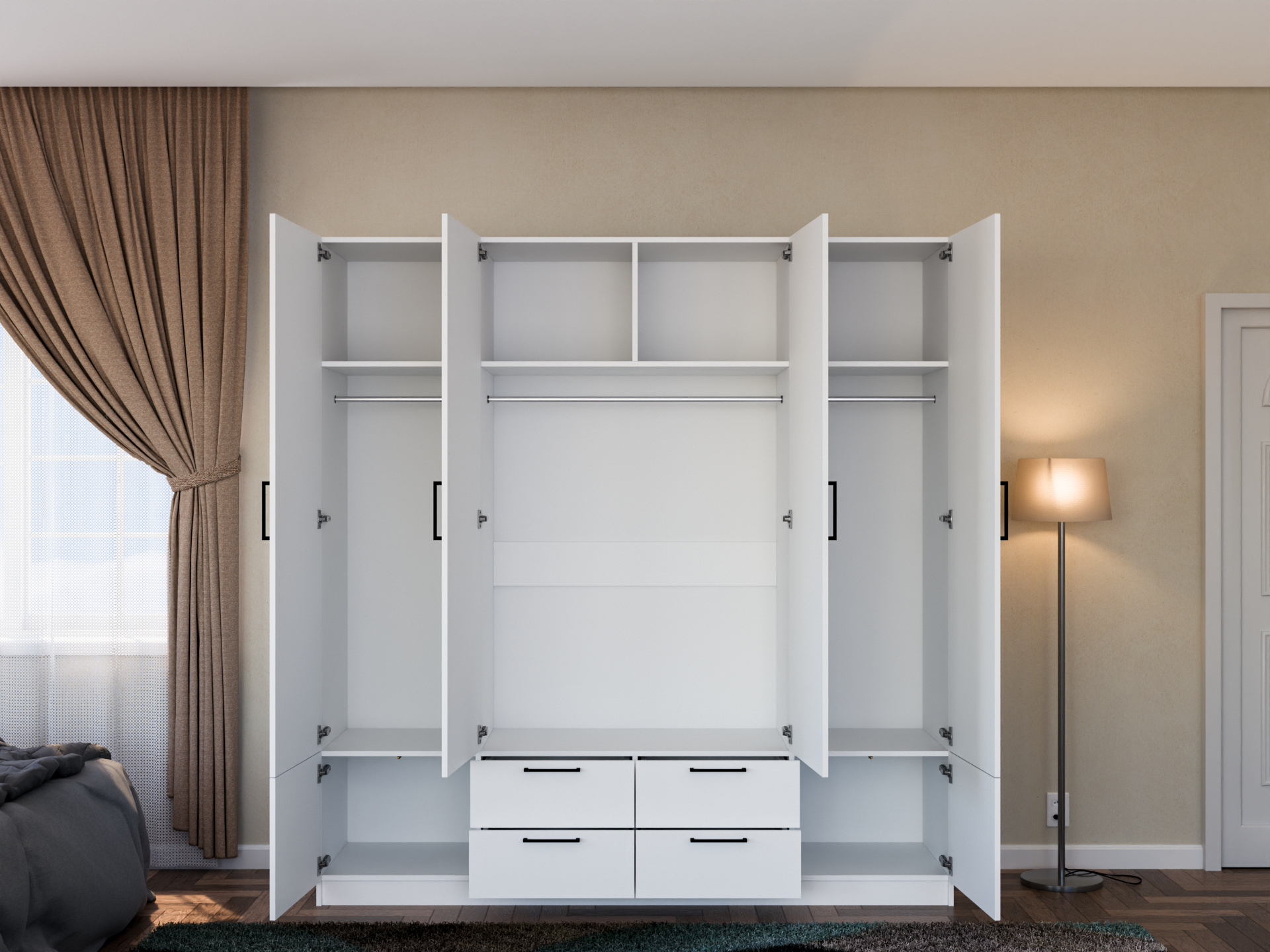 Пакс Рейнсвол 6 white ИКЕА (IKEA) изображение товара